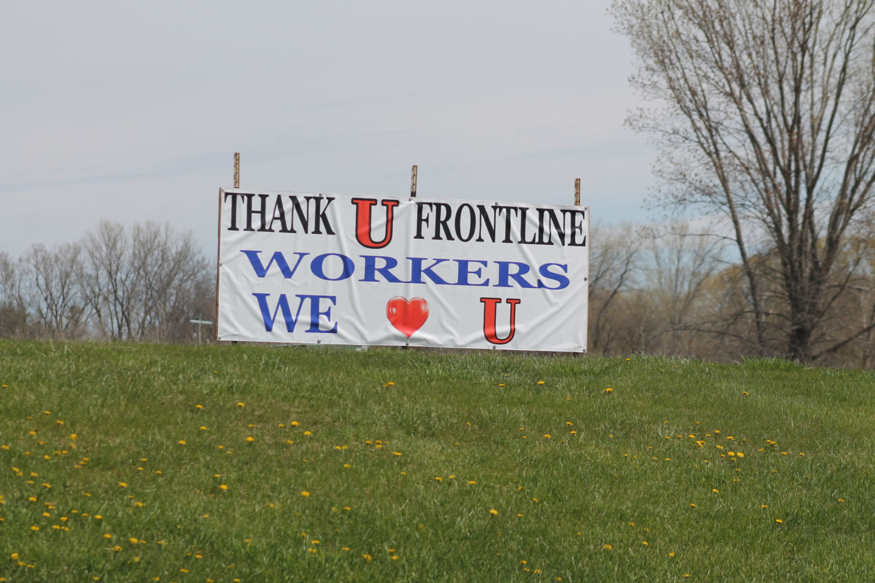 Thank you sign